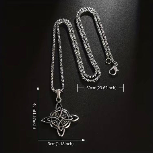 Celtic witch’s knot necklace
