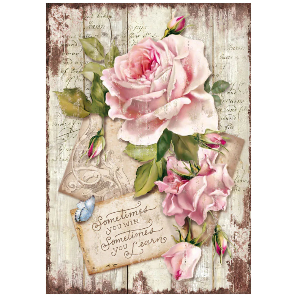 Sweet Time Rose Rice Paper