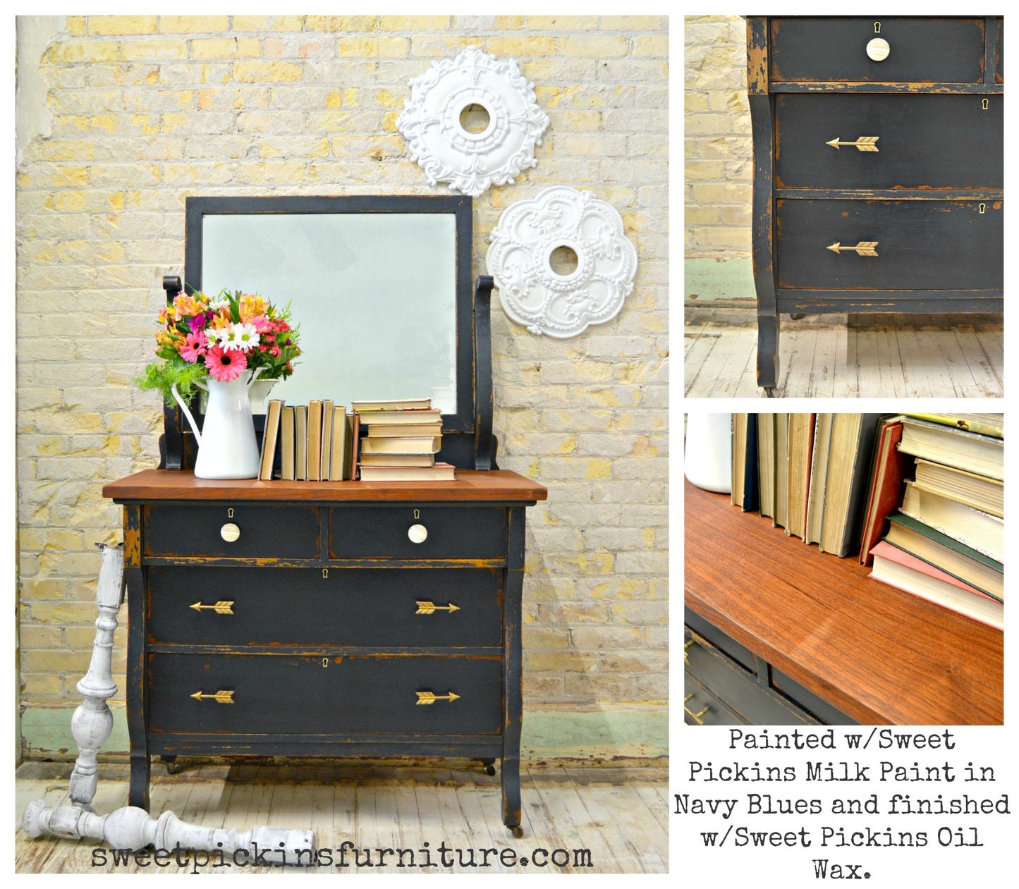 Navy Blues/ Sweet Pickins / Milk Paint