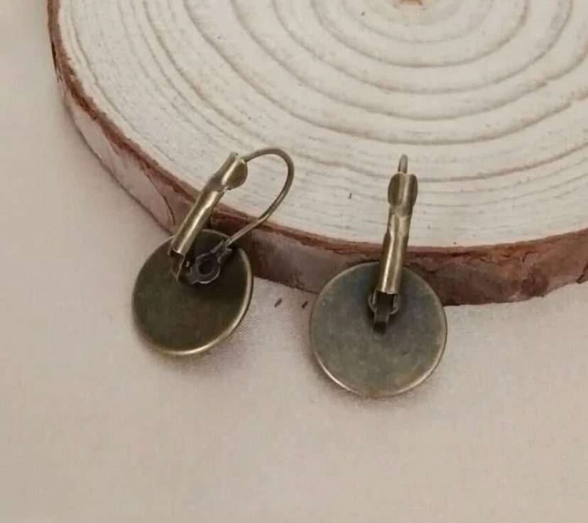 Rose earrings
