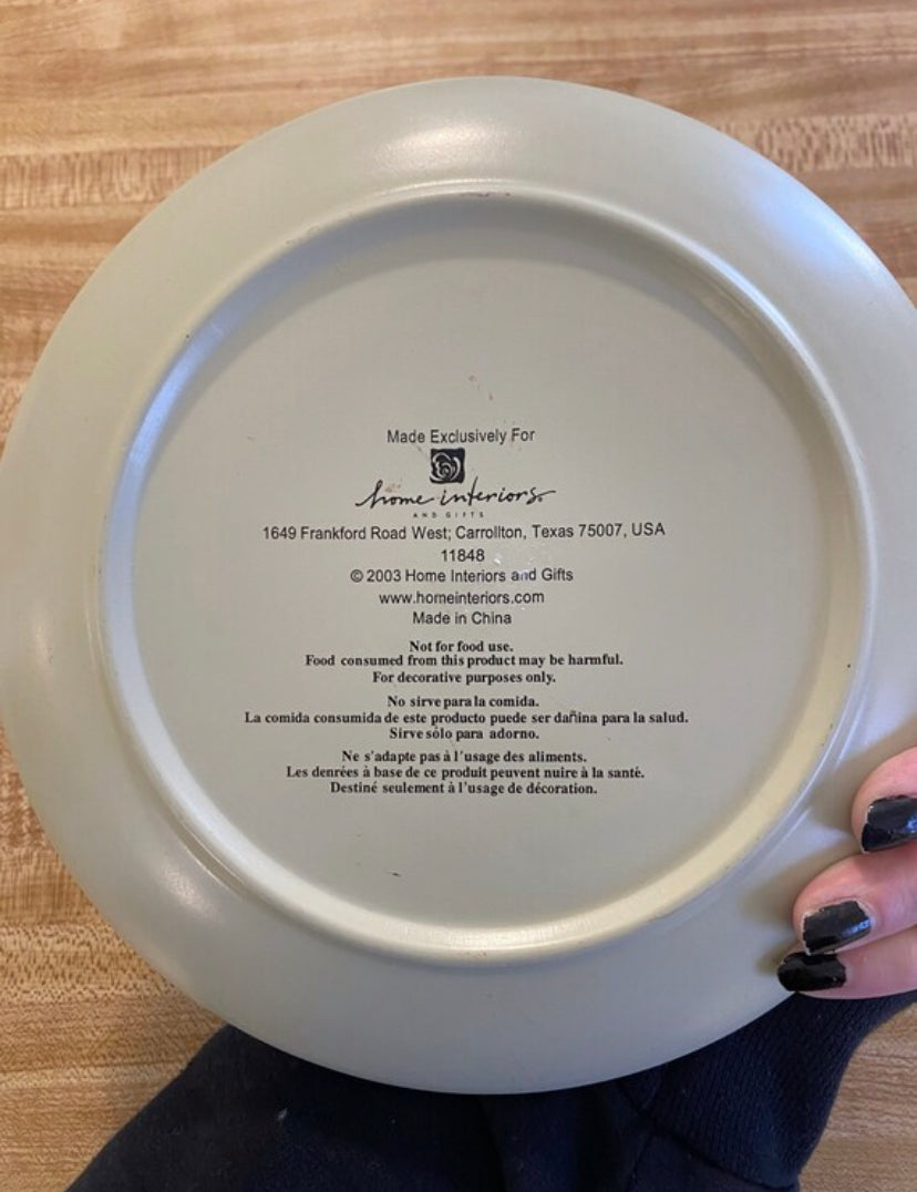 Rooster Farmhouse Plate