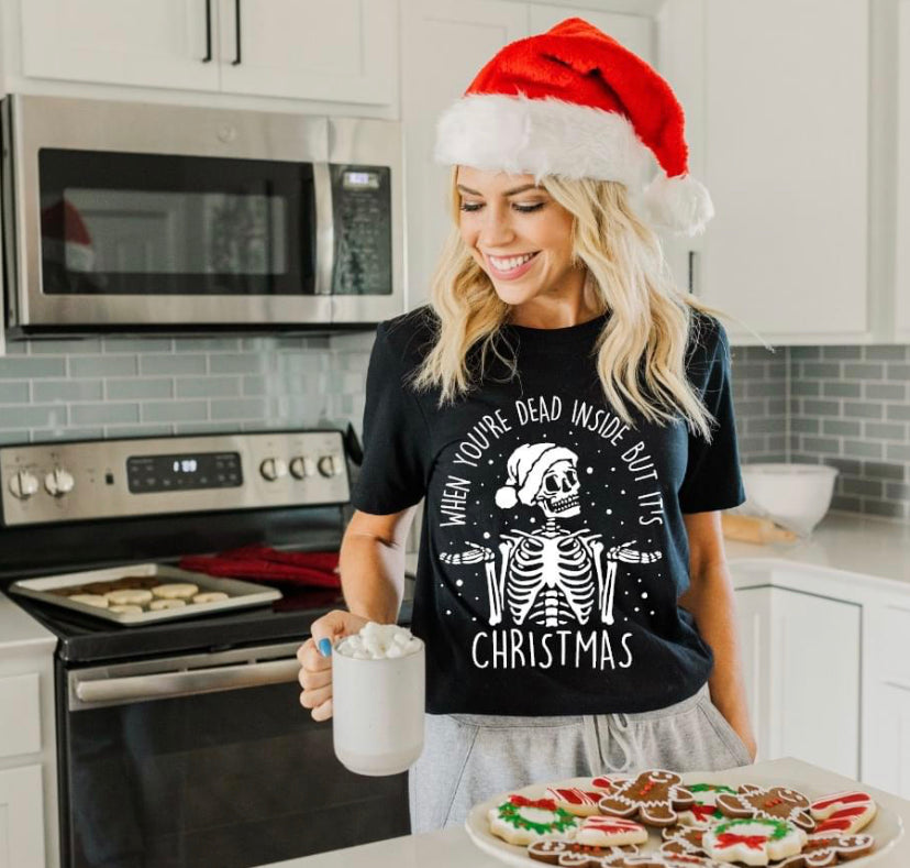 Dead inside but its Xmas Tshirt