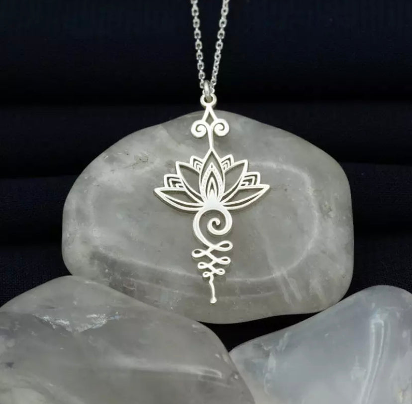 Lotus flower necklace