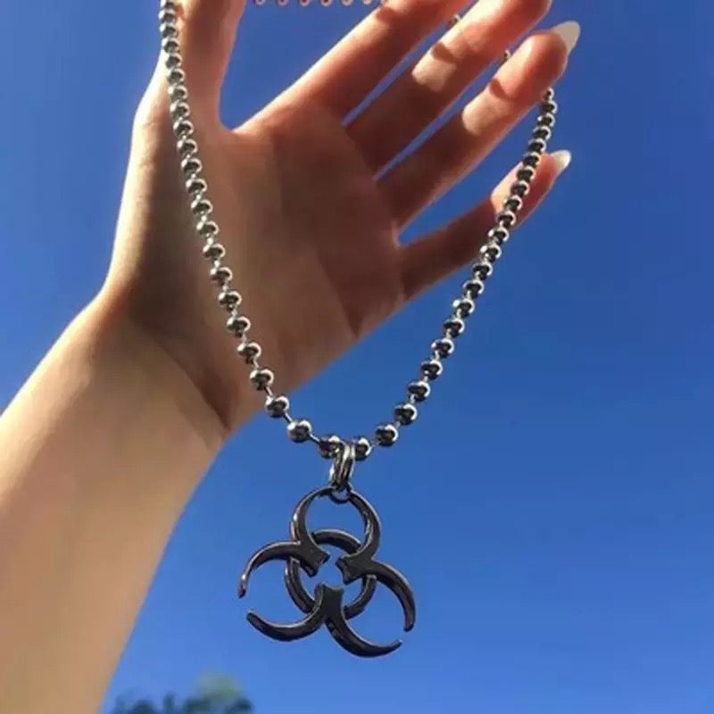Biohazard necklace
