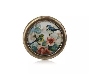 Bird Flower knob