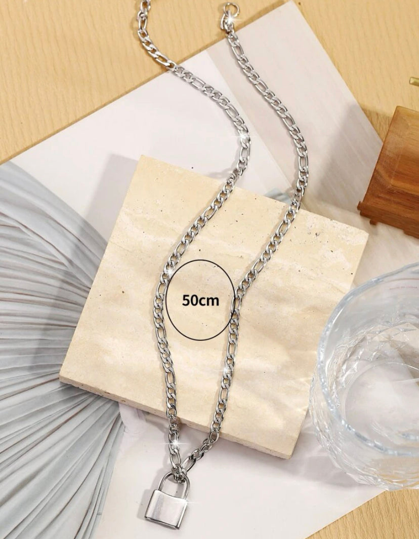 Lock necklace