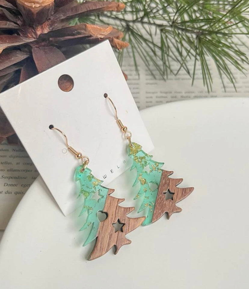 Christmas Tree earrings