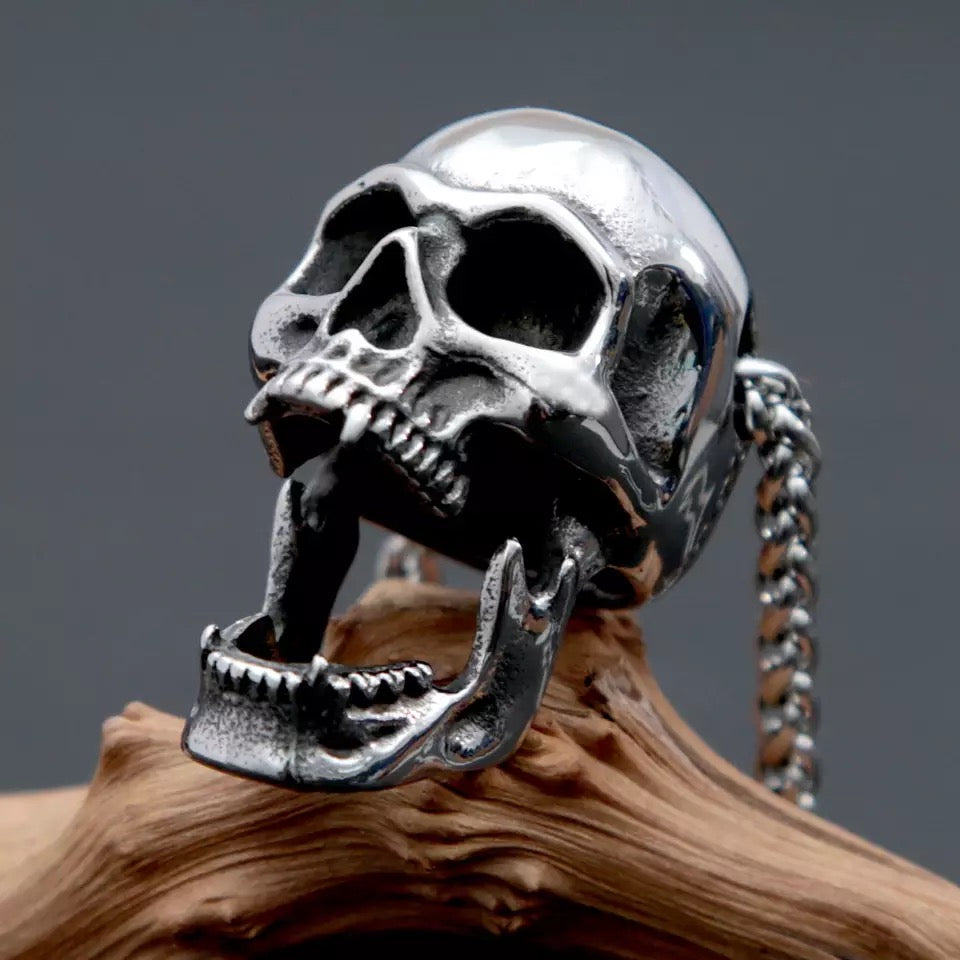 Skull Pendant Bottle Opener necklace
