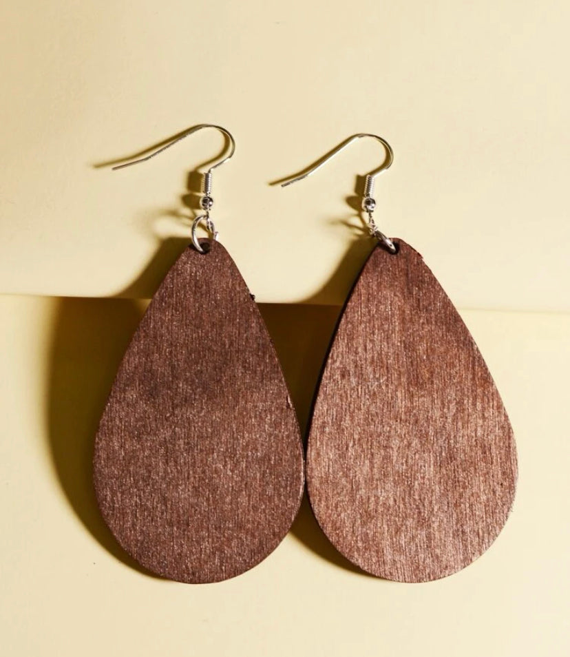 USA Flag teardrop earrings