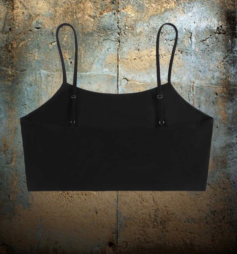 Skeleton hands crop top