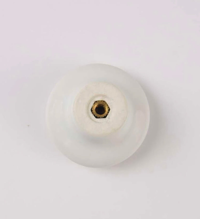 Floral knobs set of 6