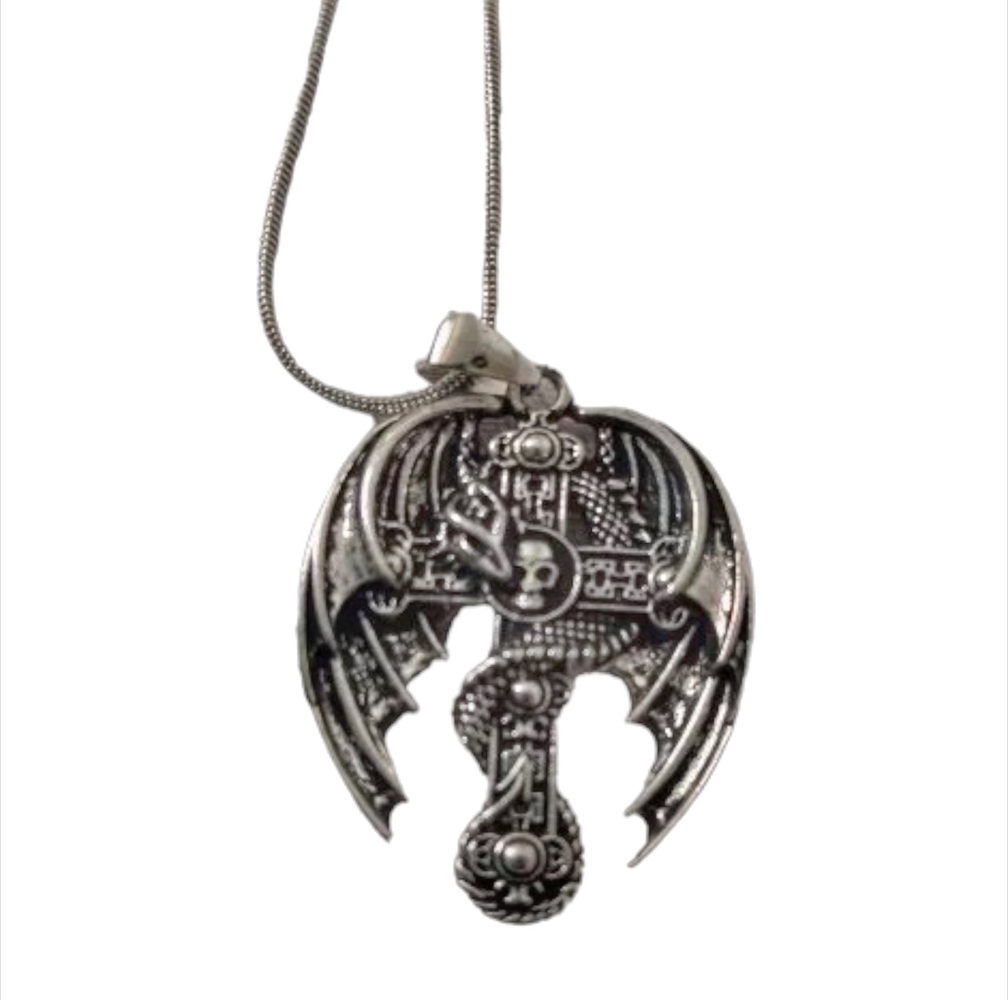 Dragon cross necklace