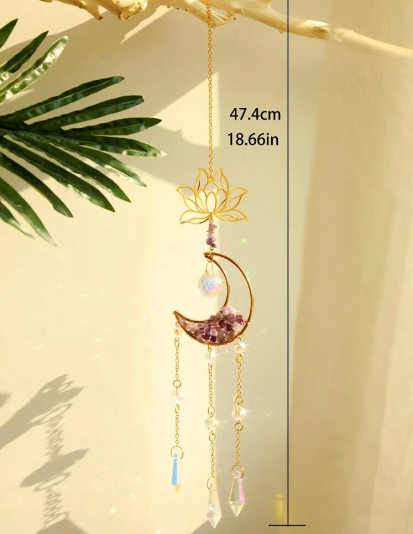 Moon Crystal Wall hanging decor