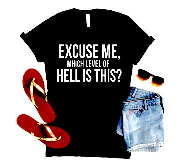Excuse Me Which Level of Hell is This tshirt