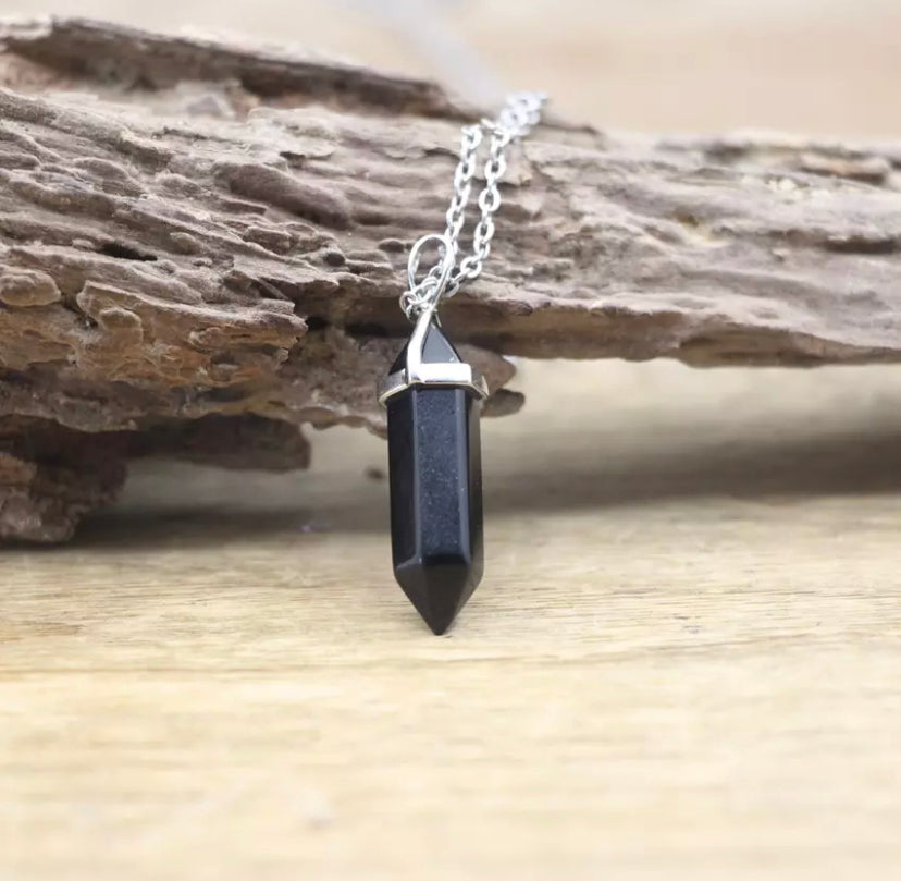 Obsidian necklace