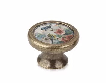 Bird Flower knob
