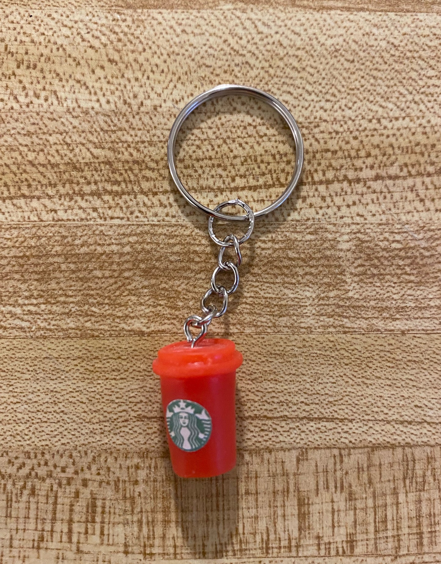 Starbucks Cup keychain- red