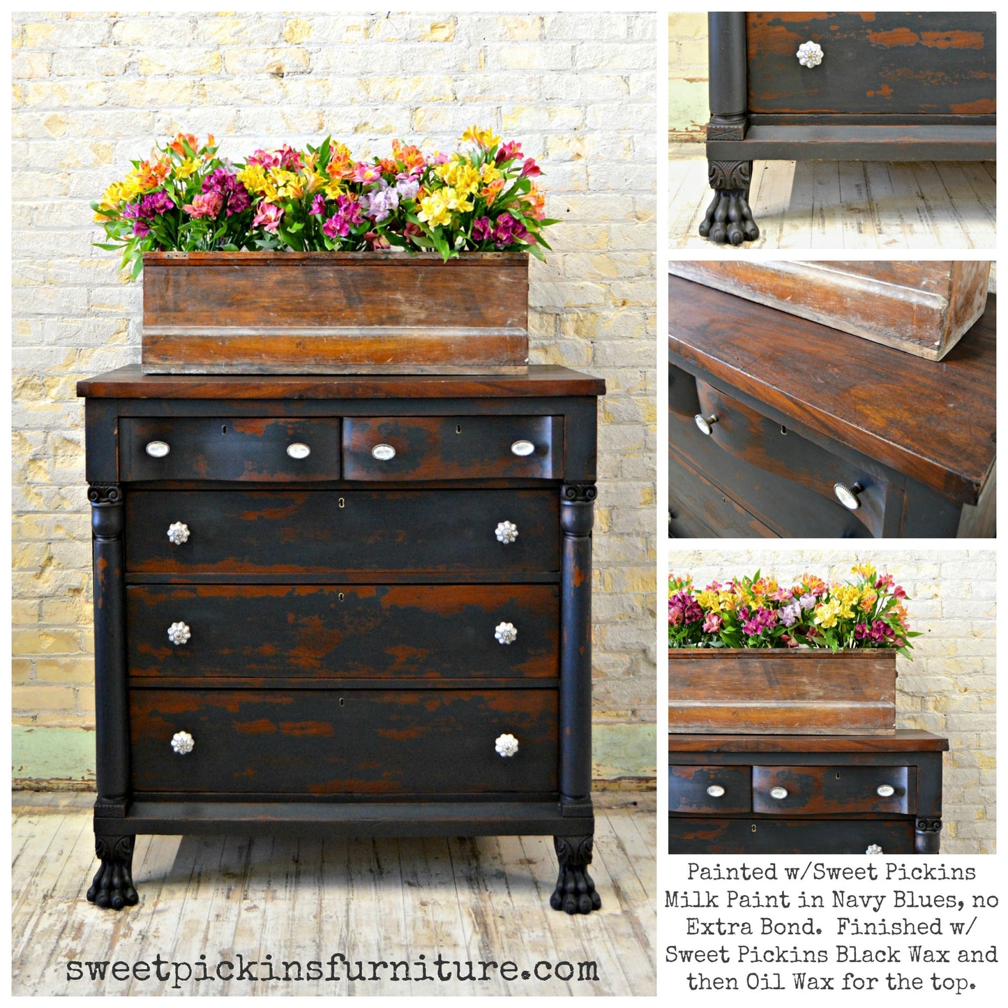 Navy Blues/ Sweet Pickins / Milk Paint