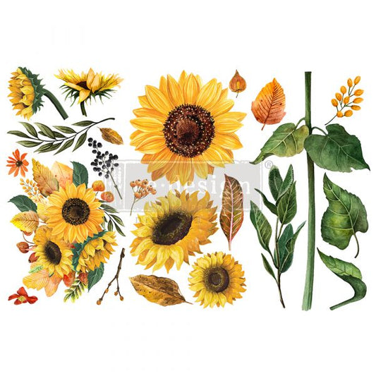 sunflower afternoon – (3) 6″x12″ sheets