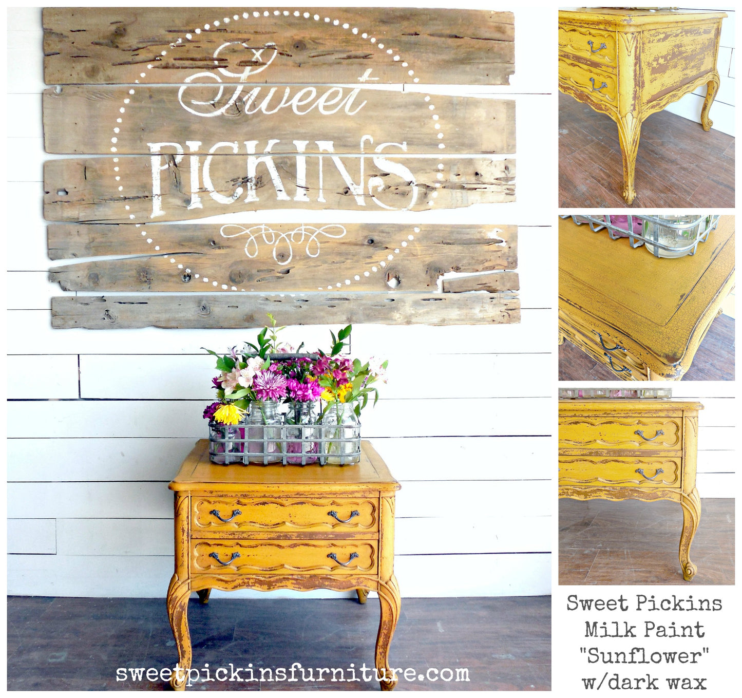 Sunflower/ Sweet Pickins / Milk Paint