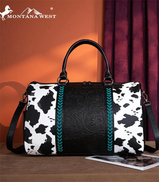 Montana West Tooled Duffle Bag