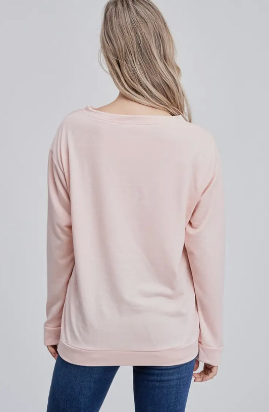 Game Day Long Sleeve: Blush