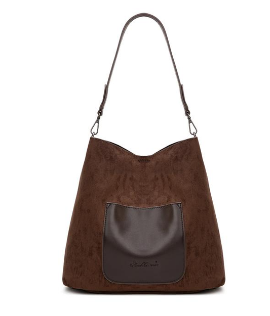 Montana West Fringe Hobo Bag: Coffee