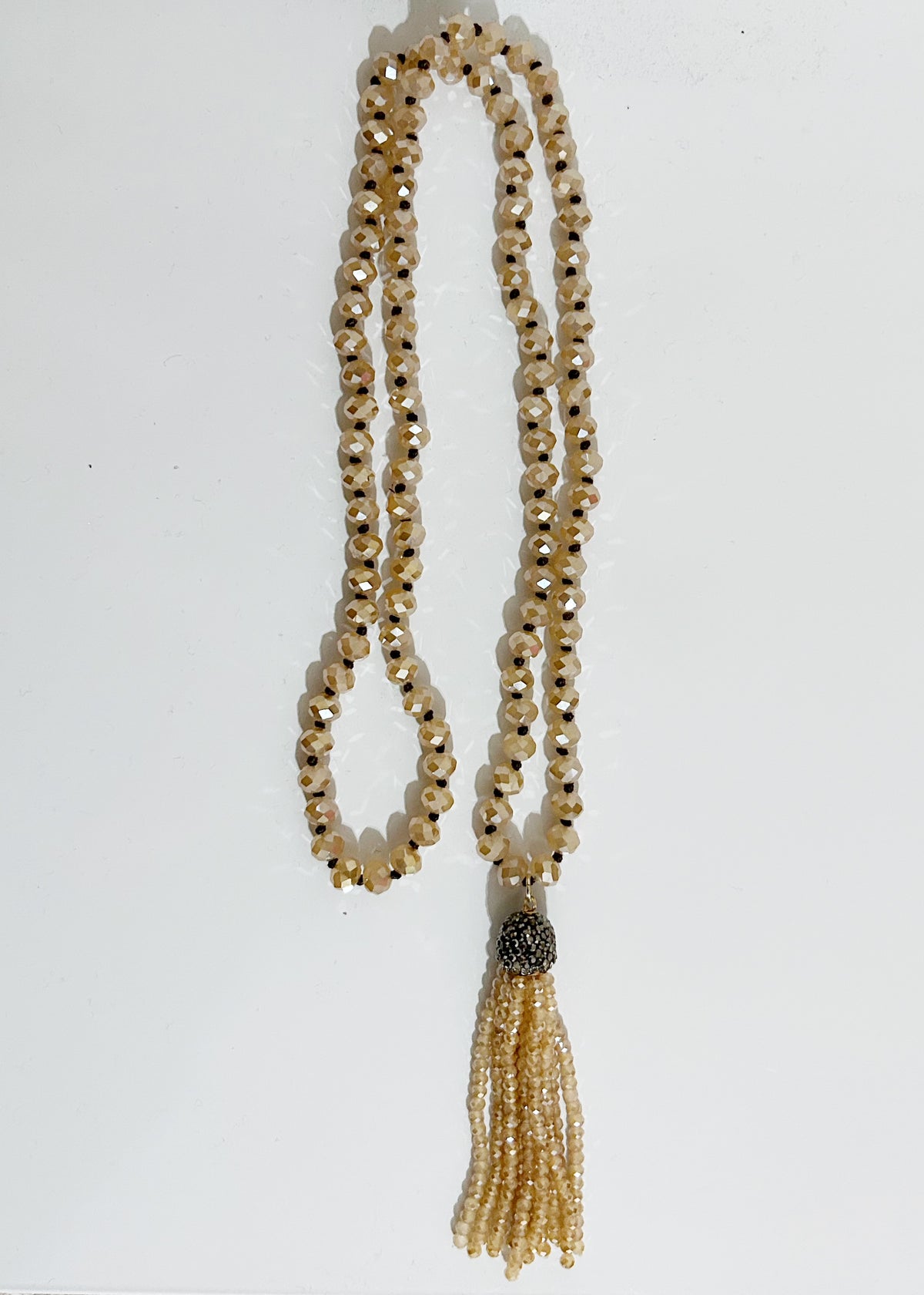 Classy Boho Tassel Necklace: Gold