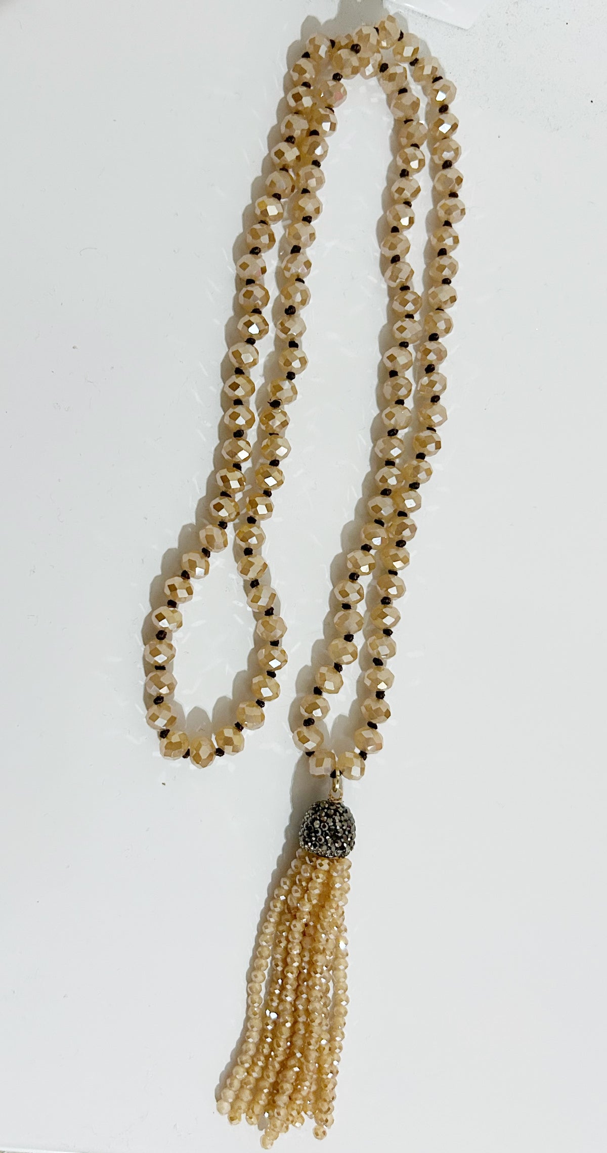 Classy Boho Tassel Necklace: Gold