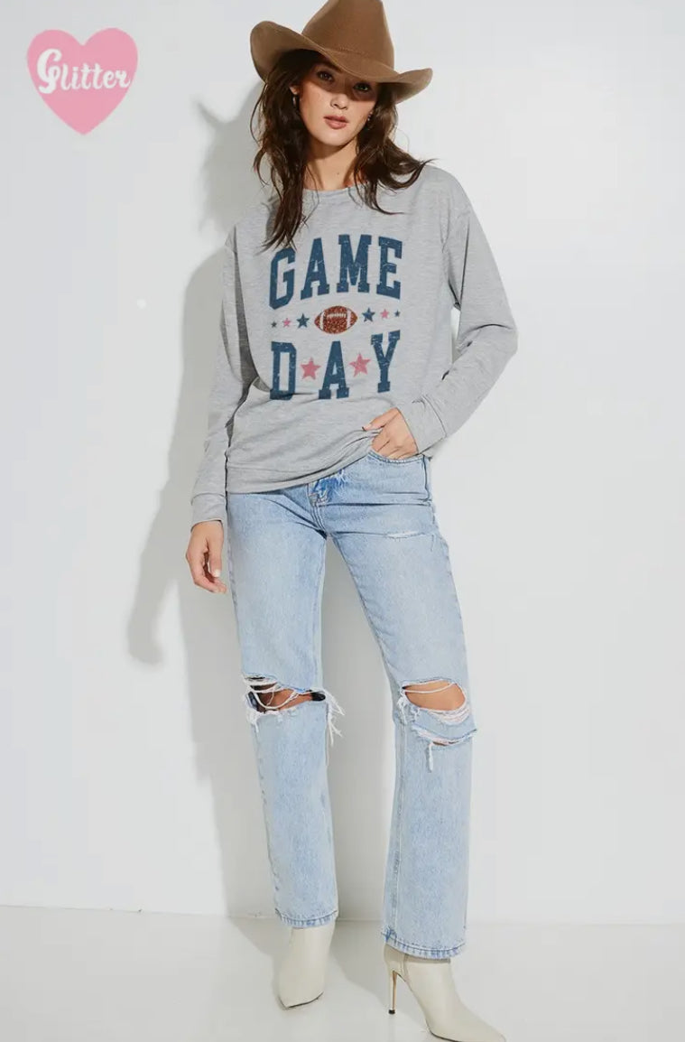 Game Day Long Sleeve: Gray