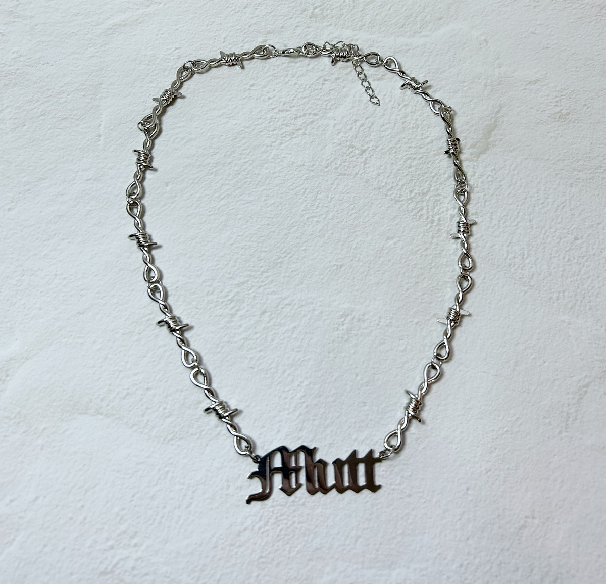 Mutt Barb Wire  Necklace