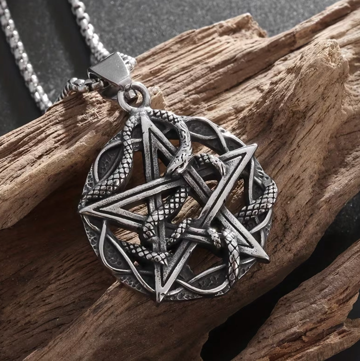 Snake Pentacle necklace