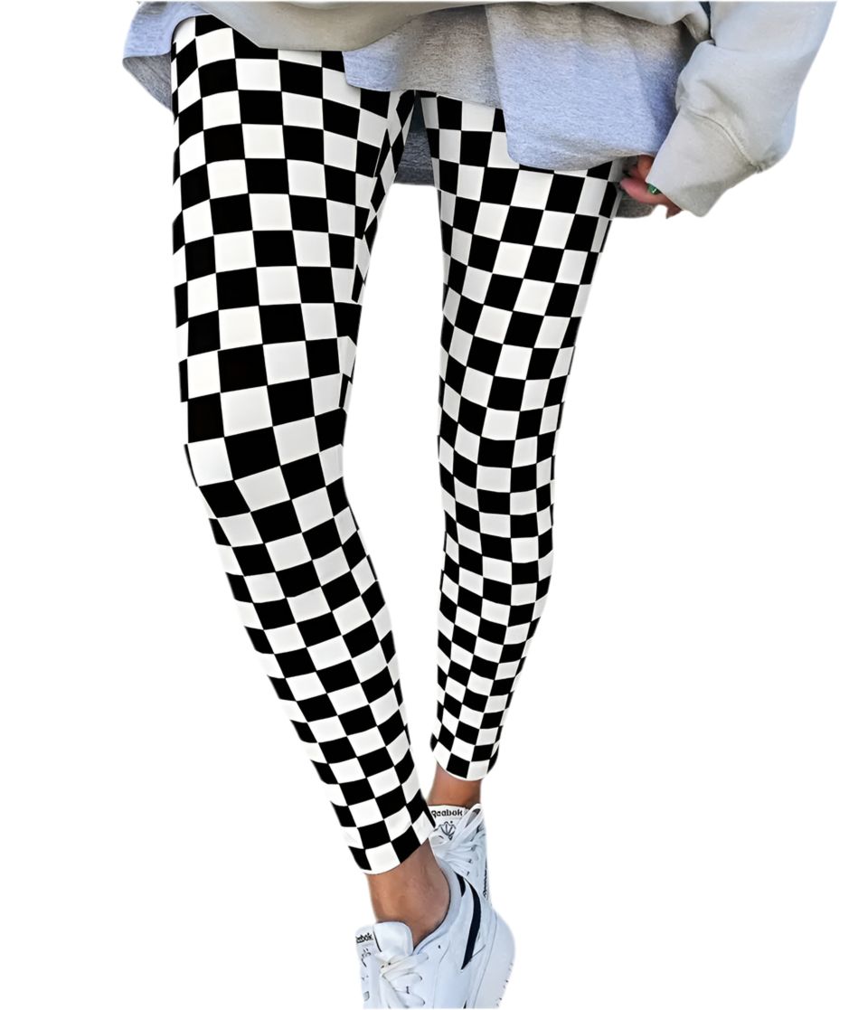Y2K Checkered Leggings