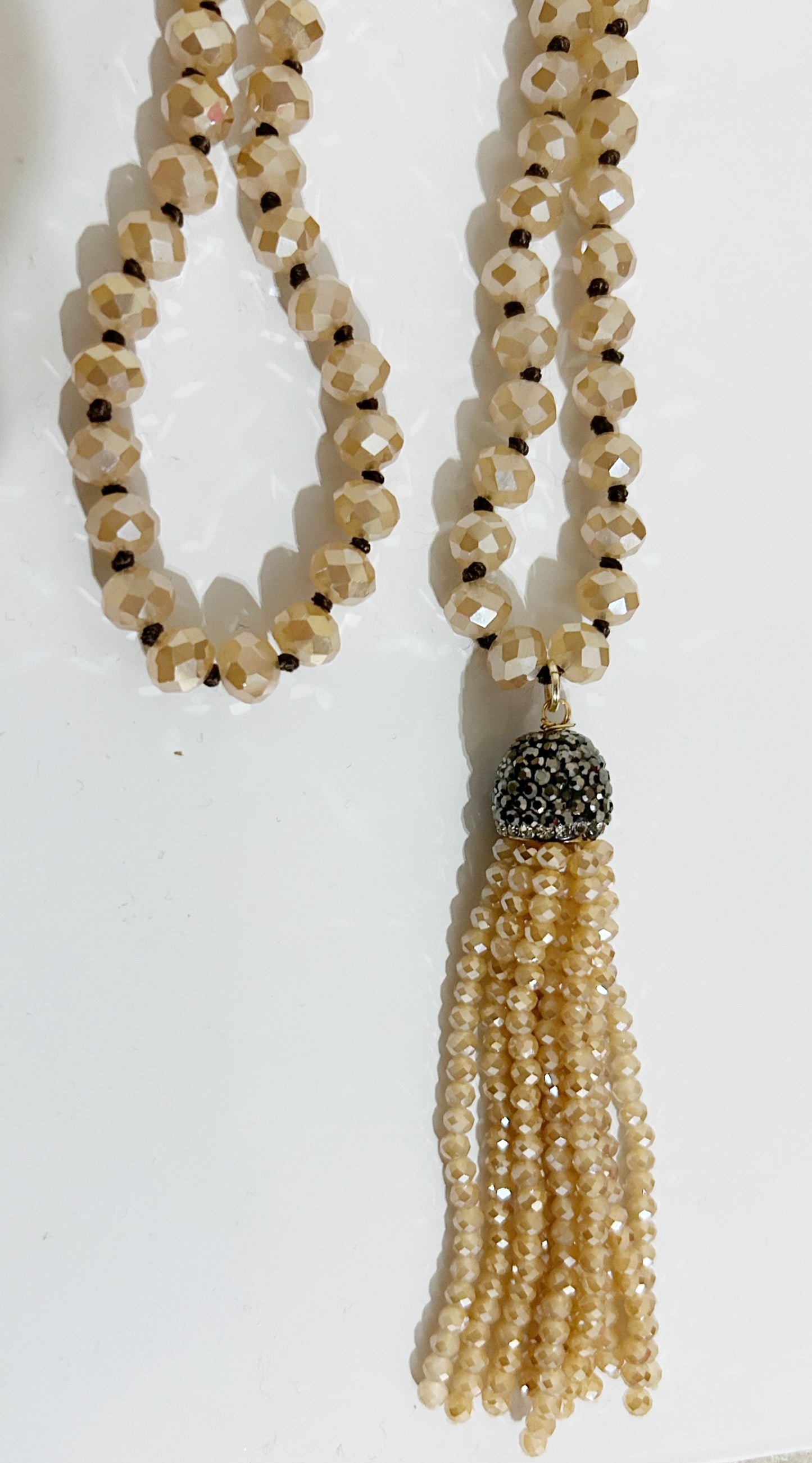 Classy Boho Tassel Necklace: Gold