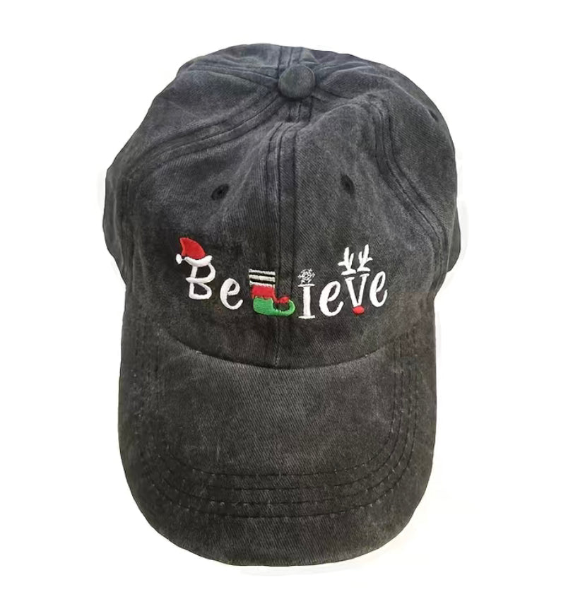  Believe, Hat, Black, Headwear, Fashion, Inspiration, Positive, Embroidered, Adjustable, Stylish, Motivation, Accessory, Cap, Confidence, Empowerment, Statement, Casual, Comfortable, Everyday wear, Trendy