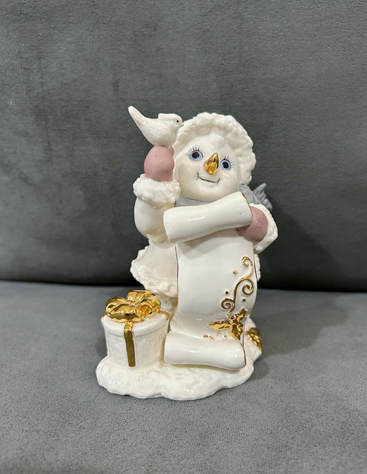 Porcelain Snowman