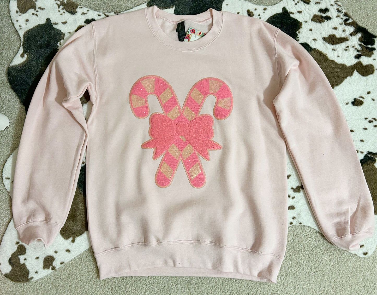 Candy cane Patch Sweatshirt