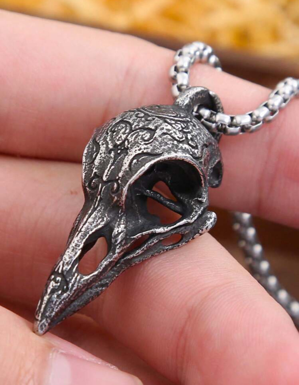 Bird Skull Necklace