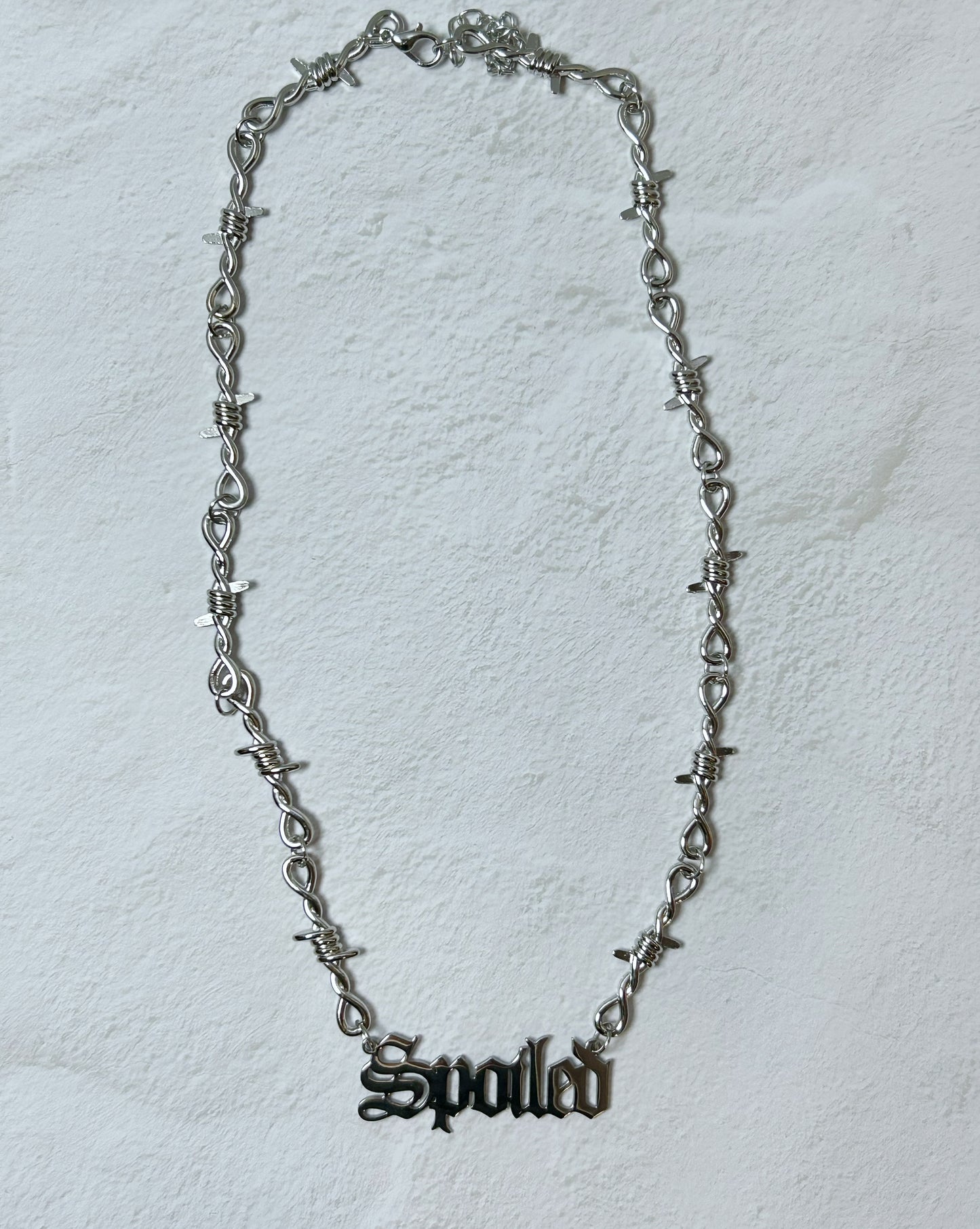 Spoiled Barb Wire  Necklace