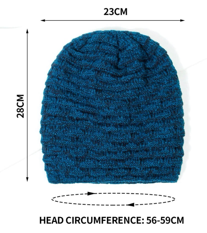 Teal Knitted beanie