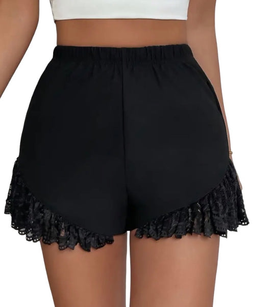  Lace shorts, Feminine attire, Chic fashion, Elegant design, Delicate detailing, Stylish shorts, Sophisticated look, Dressy shorts, Casual elegance, Summer fashion, Comfortable fit, Versatile wear, Flirty style, Trendy attire, Dress-up shorts, Fashion statement, Glamorous appeal, Effortless chic, Relaxed sophistication, Beach to street fashion