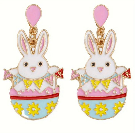 Surprise Bunny! Easter Earrings