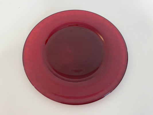 Vintage Red Plate
