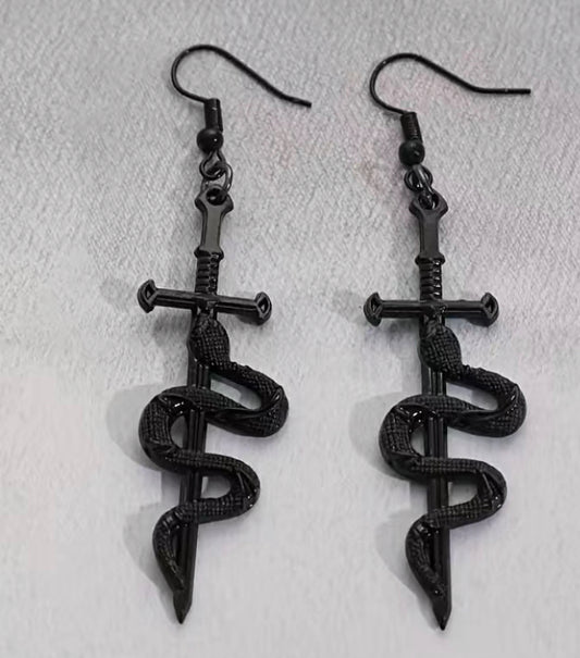 Snake Dagger earrings