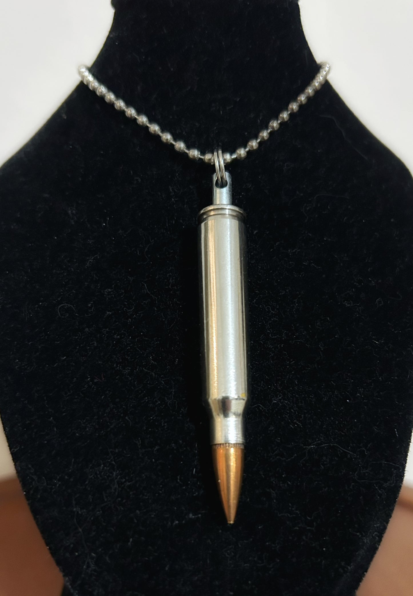 Bullet Necklace: silver