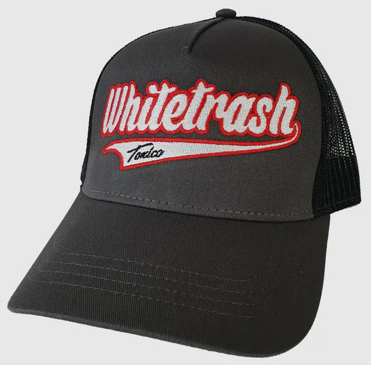 White Trash Hat: Dark Gray/Blk