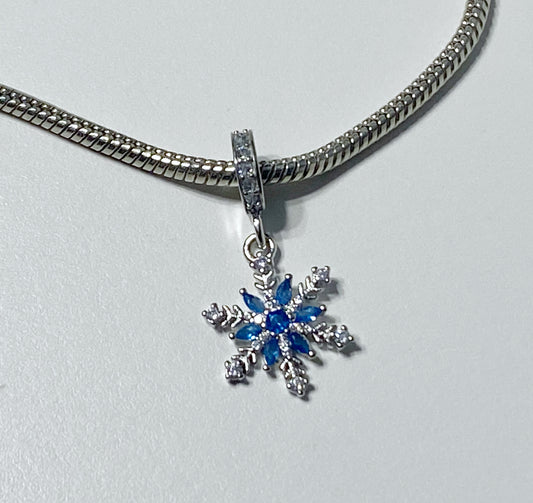 Winter Snowflake Charm Bracelet