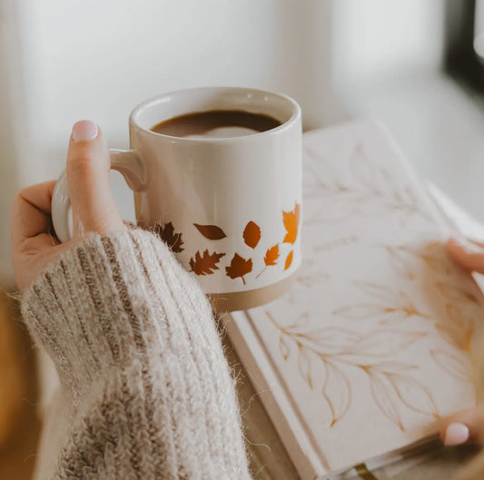 Fall Leaves Stoneware Mug