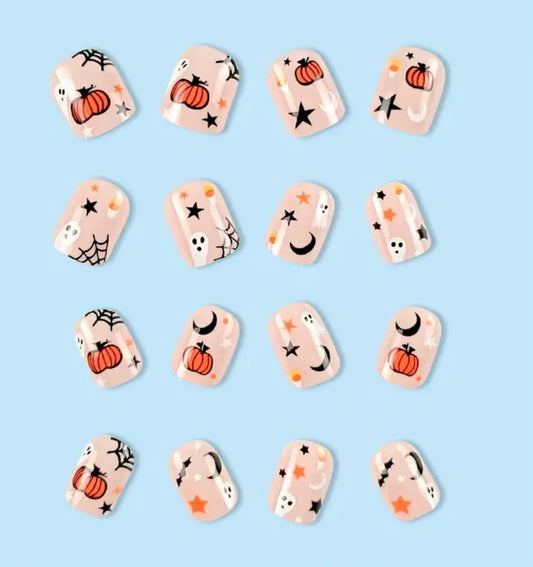 Cute Pumpkin Nails