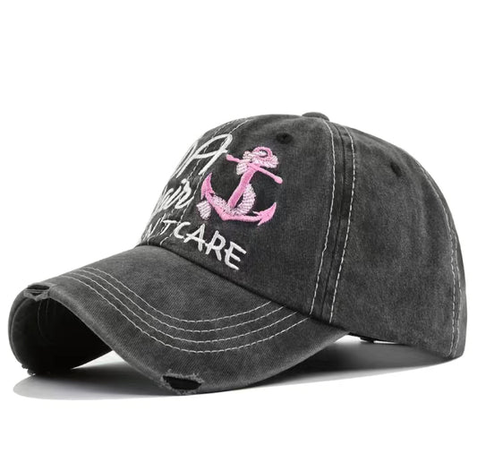 Boat Hair Dont Care hat: black